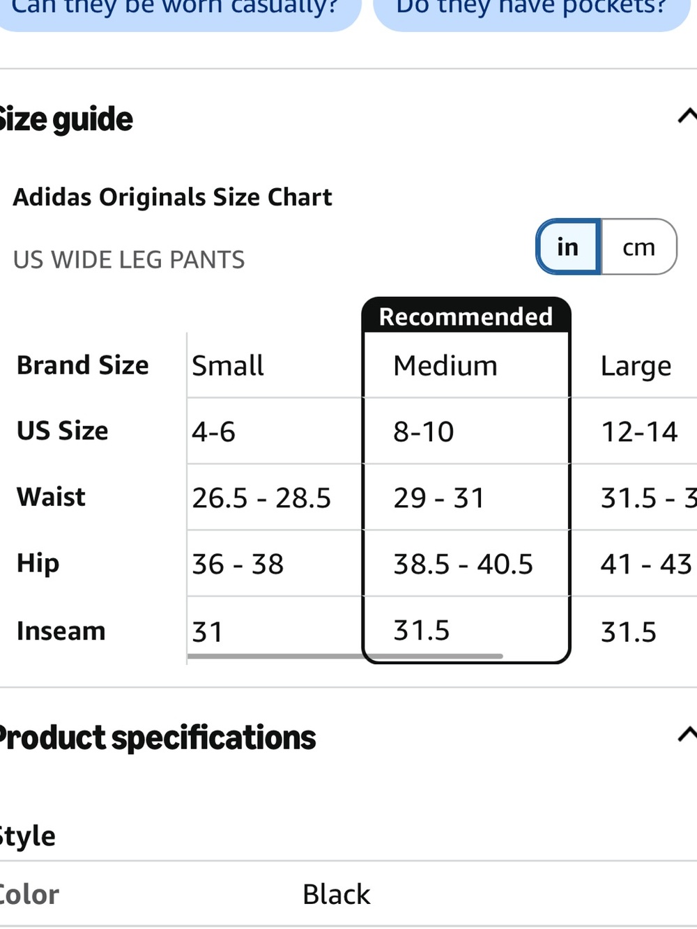 Adidas Originals Adicolor Classics Wide Leg Pants - Picture 7 of 7